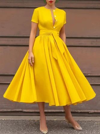 Solid Maxi Dress, Sundress Casual, Look Casual Chic, Maxi Sundress, Dress Sleeve Styles, Belted Midi Dress, Short Sleeve Maxi Dresses, St Tropez, Instagram Summer