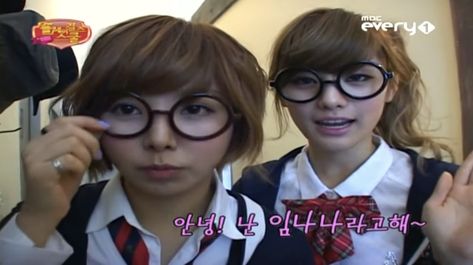 Raina Orange Caramel Icon, Orange Kpop Icon, Orange Gyaru, Nana Orange Caramel Icons, Gyaru With Glasses, Nana Orange Caramel, After School Nana Blonde, Nana Icons, Nana Afterschool