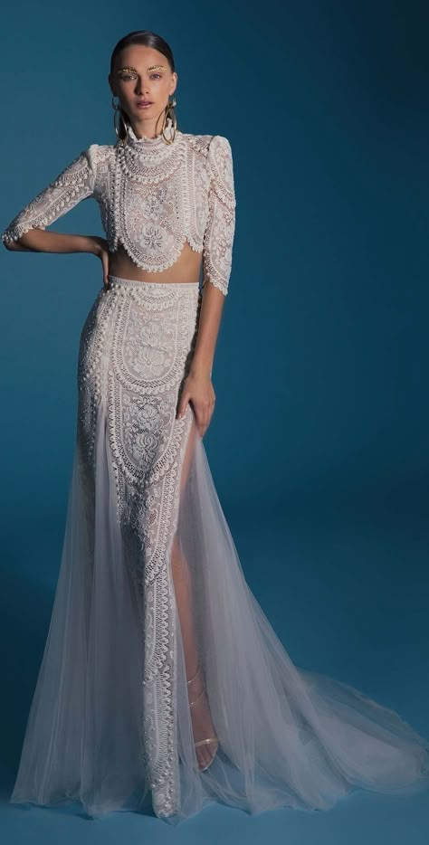 Lior Charchy, Wedding Dresses Two Piece, Mermaid Wedding Gown, Dresses Two Piece, Craft Label, Themes Wedding, Wedding Dresses 2018, Wedding Gowns Mermaid, Colors Wedding