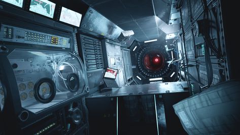 Space Scavenger, Horror Interior, Abandoned Space Station, Space Station Interior, Metallic Objects, Space Horror, Abandoned Prisons, Metallic Object, Sci Fi Environment