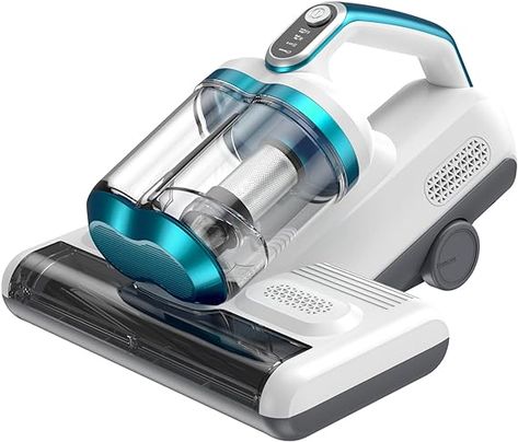 Mattress Vacuum Cleaner Bed Vacuum with 16Kpa Suction 253.7nm UV-C Light, 30000 Rpm/Min Dual Brushroll Rotation & HEPA Filter & Ultrasonic & Heating Tech, 10'' Dual Widened Suction Port, 500W, Corded Bed Vacuum, Mattress Vacuum, Clean Bed, Kitchen Vacuum, Cleaning Vacuum Cleaner, Roller Brush, Handheld Vacuum, Floor Care, Hepa Filter