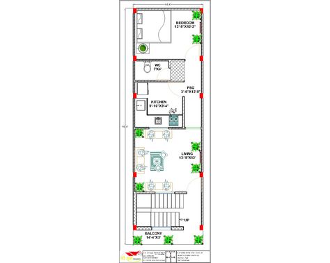 14x48 House Plans, Vastu Plan, Autocad Plan, Tv Showcase Design, Smart House Plans, Tv Showcase, 30x40 House Plans, Housing Design, Plan Layout