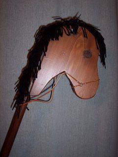 Toy Stick Horse Wooden Rocking Horse Plans, Rocking Horse Plans, Stick Pony, Back Saw, Stick Horses, Wooden Rocking Horse, Broom Handle, Homemade Toys, Horseshoe Art