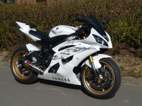 Yamaha R6, like racing bike, never want  to stop riding. Image Moto, Custom Sport Bikes, Yamaha Bikes, Sports Bike, Futuristic Motorcycle, Fast Bikes, Yamaha R6, Yamaha Motorcycles, Yamaha Yzf R6