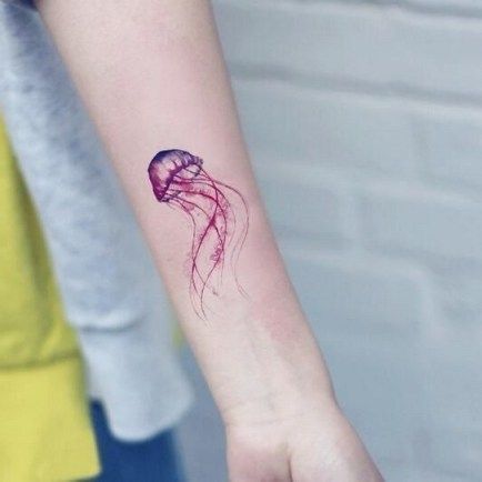 Discover the art of transformation with jellyfish tattoos in our article. Explore it and find 50+ stylish designs with meanings explained. Pink Tattoo, Jellyfish Tattoo, Handpoke Tattoo, Meaningful Tattoos For Women, Fish Tattoo, Temporary Tattoo Designs, Arm Tattoos For Women, Jelly Fish, Hot Tattoos