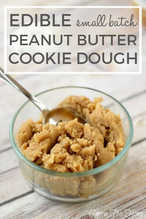 12 Amazing Edible Cookie Dough Recipes Edible Peanut Butter Cookie Dough, Cookie Dough Vegan, Cookie Dough For One, Edible Cookie Dough Recipe, Butter Cookie Dough, Peanut Butter Cookie Dough, Cookie Dough Recipes, Edible Cookies, Peanut Butter Cookie