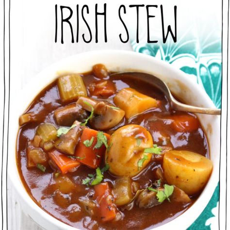 Vegan Irish Stew Vegan Irish Stew, Irish Stew Recipe, Stew Vegan, Easy Vegan Soup, Vegan Stew, Irish Stew, Lamb Stew, Vegan Soup Recipes, Vegan Soups