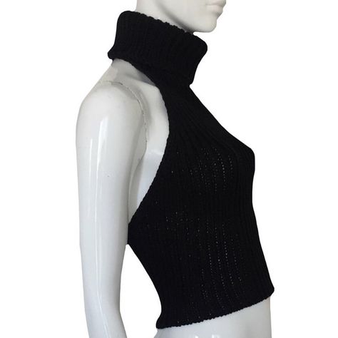 Open Back Turtleneck, Backless Turtleneck, Clothes Reference, Clay Figures, Virtual Closet, Turtle Neck Top, Website Link, Tracking Number, Open Back