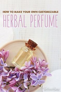 DIY Herbal Perfume Recipe This DIY herbal perfume recipe uses essential oils and food grade alcohol for a natural alternative to conventional perfume with aromatherapy benefits. Herbal Perfume, Diy Perfume Recipes, Diy Perfumes, Perfume Blends, Perfume Versace, Essential Oil Perfumes Recipes, Homemade Perfume, Wellness Mama, Perfume Recipes