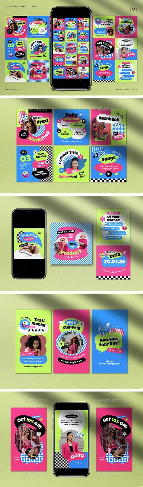 Cute Pop Color Engagement Instagram Booster - Social Media Web Elements Pop Art Social Media Design, Engagement Instagram, Pop Color, Web Elements, 4th November, File Organization, Bagan, Pop Design, Social Media Icons