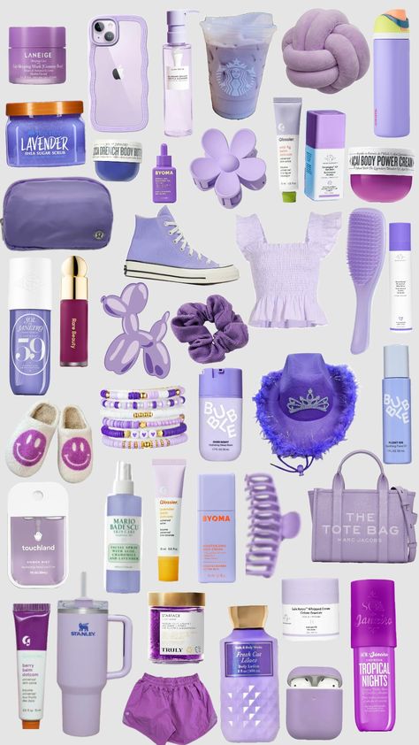 Preppy Must Haves, Purple Preppy, Preppy Vibes, Preppy Room, Purple Aesthetic, Birthday Gift Ideas, Birthday Gift, Cute Outfits, Birthday Gifts