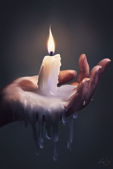 Melting Painting, Iraqi Culture, Candle Melting, Candle Girl, Candle Drawing, Light A Candle, The Goblin, Candles Photography, Art Gallery Wallpaper