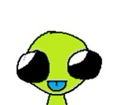 Caterpillar Character Design, Alien Pfp Icon, Omg A Hit Tweet Reaction Pic, Alien Reaction Pic, Chibi Alien, Alien Pfp, Alien Doodle, Alien Icon, Silly Alien