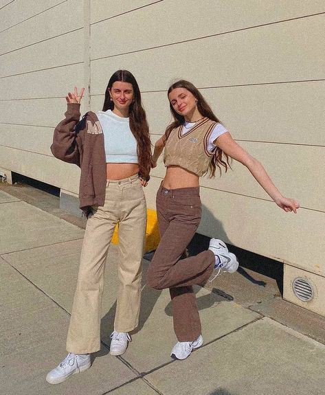 Twinning Outfits, Foto Best Friend, Bff Matching Outfits, Outfit Ideas For School, Coordinates Outfits, Bff Matching, Bestie Outfits, Matching Outfits Best Friend, Best Friend Outfits