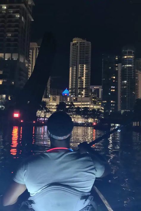 Glow Night Kayak at Fort Lauderdale - Airbnb Night Kayaking, Kayaking Aesthetic, Glow Night, Life Vests, Adventure Bucket List, Ft Lauderdale, Wet Towel, New River, Easy Activities