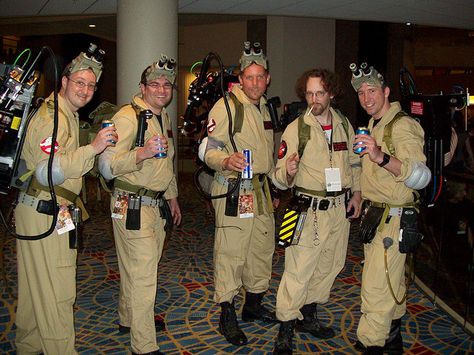 Wouldn't this give my friends plenty to laugh about' Halloween Costumes 2015, Creative Group Costumes, 80's Costume, Best Costume Ever, Ghostbusters Costume, 2015 Halloween Costumes, 80s Fancy Dress, Comic Con Costumes, Halloween Group