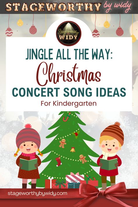 Pre K Christmas Program Songs, Reindeer Songs For Preschool, Kindergarten Christmas Program Songs, Kids Christmas Songs Preschool, Kindergarten Winter Concert Songs, Holiday Program Ideas For Kids, Preschool Christmas Play, Elementary Christmas Program Ideas, Preschool Christmas Performance Ideas