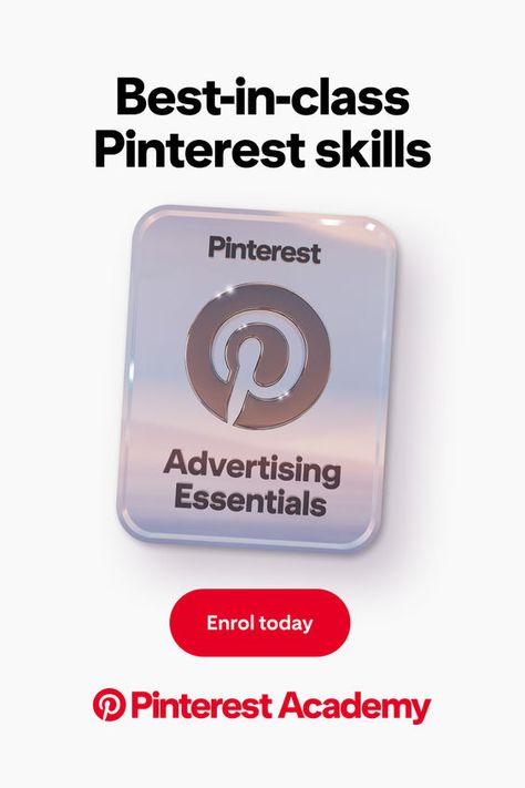 Want to elevate your full-funnel performance on Pinterest? Now you can! Simply pass 10 courses to earn the Advertising Essentials badge. Get started today. Pinterest Academy, Fiat Currency, Pinterest Advertising, Vintage Photo Editing, Learn Pinterest, Eye Brows, Funny Puns Jokes, Gift Catalog, Life Hacks Websites