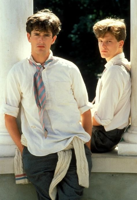 Rupert Everett, Colin Firth in "Another Country" (1984) Collin Firth, Best Period Dramas, Harry Hart, Rupert Everett, Period Drama Movies, The Happy Prince, Rafael Miller, Period Films, Style Anglais