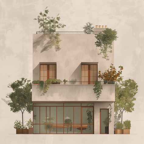 An absolute beauty 🏡 This time I wanted to experiment with illustration and collage styles and these were the results I achieved. I’m speechless / in love with these AI samples! 👉🏻 Let me know which of these 3 you liked the most? Architectural Facade, Poster Architecture, Architecture Design Presentation, Architectural Illustration, Collage Elements, Architecture Portfolio Design, Architecture Elevation, Creative Architecture, Architecture Design Sketch