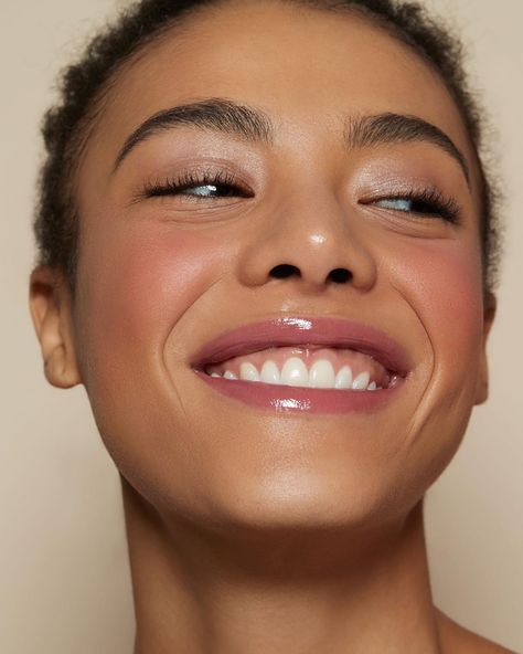 Kjaer Weis on Instagram: “Start off fall with a perfect pinky-plum smile. The Lip Gloss in Admire. | Makeup by Kirsten Kjaer Weis. . . . . . Photo: @paul_westlake…” Expression Reference, Credo Beauty, Kjaer Weis, We Are Hiring, Facial Expression, Vegan Makeup, Lip Glosses, Clean Makeup, Cream Blush