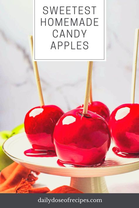 Let's all go back to childhood. Candy Apple Photography, Cinnamon Candy Apple Recipe, Carnival Snacks, Portfolio Typography, Halloween Candy Apples, Candied Apples, Candy Apple Recipe, Pumpkin Heads, Apple Candy