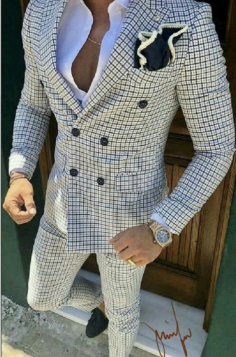 Plaid Suit Men, Checkered Suit, Herren Style, Vintage Suit, Slim Fit Blazer, Dress Suits For Men, Mens Suit Jacket, Designer Suits For Men, Men Suit