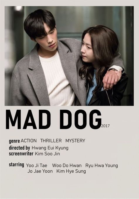 Mad Dog Kdrama, Dog Polaroid, Korean Drama Series, Be With You Movie, Drama Tv Shows, Drama Ideas, Great Movies To Watch, Polaroid Poster, Korean Drama List