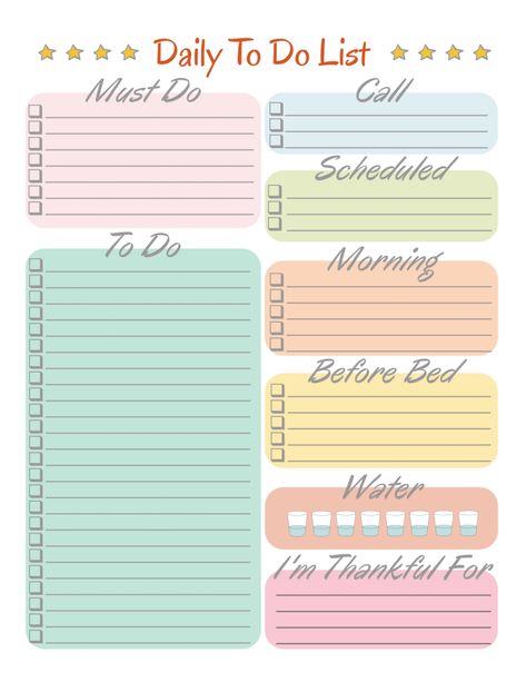 Stay on track and get more done everyday with a free printable Daily To Do List. Find the perfect Daily To Do List for you, many options to choose from! Planer Organisation, Daily Planner Printables Free, Family Binder, To Do List Printable, To Do Planner, Daily To Do List, Home Binder, To Do Lists Printable, Home Management Binder