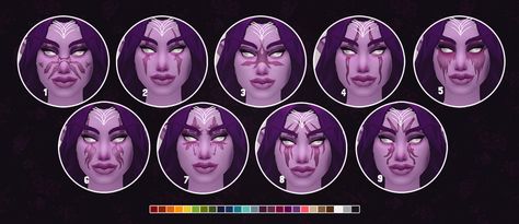 Sims 4 World Of Warcraft, Sims 4 World Of Warcraft Cc, World Of Warcraft Night Elf, Sims 4 Greek, Sims 4 Occult Cc, Sims 4 Conversions, Elf Eyebrow, Elf Face, Sims 4 Studio