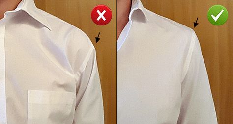 shoulder seam loose vs correct fit   SIX STYLE TIPS FOR THE SKINNY GUY. Fashion Infographic, Clothing Store Interior, Mens Style Guide, Recycled Fashion, Stylish Mens Outfits, Men Style Tips, Mens Fashion Suits, Clothing Hacks, Mens Casual Outfits