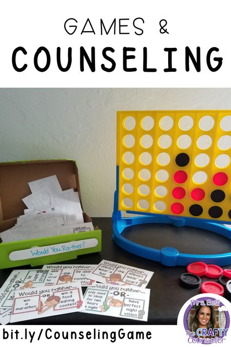 I don't know about you, but I love using games to break the ice for small group or indvidual counseling sessions. Games help students get comfortable, allowing them to open up and better explain how they are feeling. My absolute favorite game to play with students is Jenga. Check out my 7 favorite games! Social Emotional Games For Elementary, Jenga Social Skills Game, Connect Four Therapy Game, Games For Counseling, Connect 4 Therapy Game, Emotion Jenga, Jenga Therapy Game, Diy Therapy Games, Getting To Know You Therapy Activities