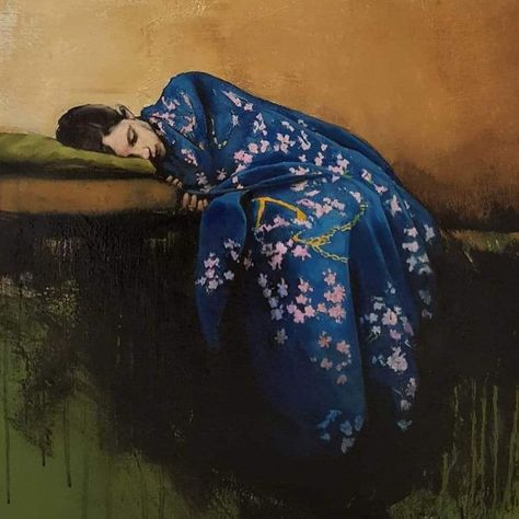 CRISTINA CORAL on Instagram: “C.Thompson, kimono  study, 2016” Christopher Thompson, New Works, Popular Art, British Artist, Art Paint, Figurative Art, Portrait Art, Artist At Work, All Art