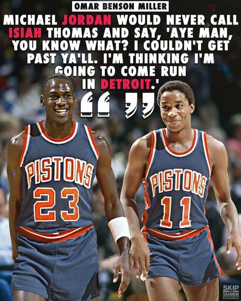 Jordan would have never joined the Bad Boy Pistons 🤷‍♂️ Bad Boy Pistons, Detroit Vs Everybody, Isiah Thomas, Bulls Basketball, Black Jesus, How To Cut Nails, Types Of Guys, Detroit Pistons, Houston Rockets