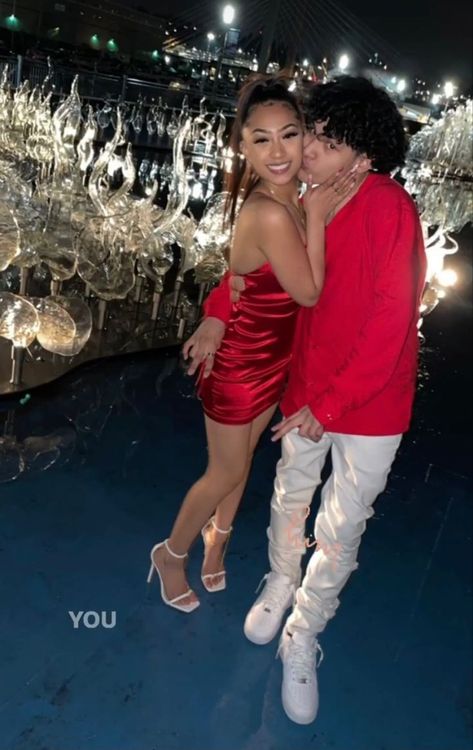 Couple Date Night Outfits, Couple Outfits Matching, Couple Matching Outfits, Red Outfits, Couple Fits, Valentines Day Dresses, Lace Designs, Cute Couple Outfits, Black Love Couples