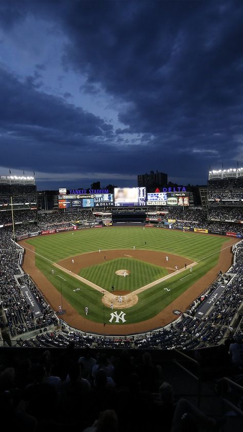 Baseball Stadium Wallpaper, Baseball Wallpaper Aesthetic Yankees, Yankees Stadium Wallpaper, Yankees Aesthetic Wallpaper, Yankee Stadium Aesthetic, Yankees Wallpaper Iphone, Yankees Background, Yankee Stadium Wallpaper, Baseball Wallpaper Aesthetic