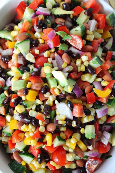 The BEST Healthy Cowboy Caviar Ww Cowboy Caviar, Summer Macro Meals, The Balanced Nutritionist, Soup Starter, Caviar Recipes, Summer Corn Salad, Cowboy Caviar, Lime Vinaigrette, Italian Salad Dressing