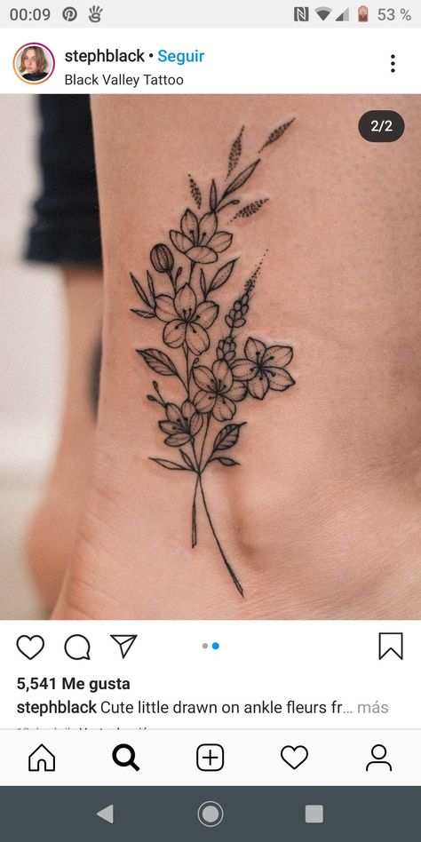 Ankle Flower Tattoo, Flower Ankle Tattoo, Flower Tattoo Ideas, Ankle Tattoos For Women, Mom Tattoo Designs, Mommy Tattoos, Foot Tattoos For Women, Flower Tattoo Shoulder, Birth Flower Tattoos