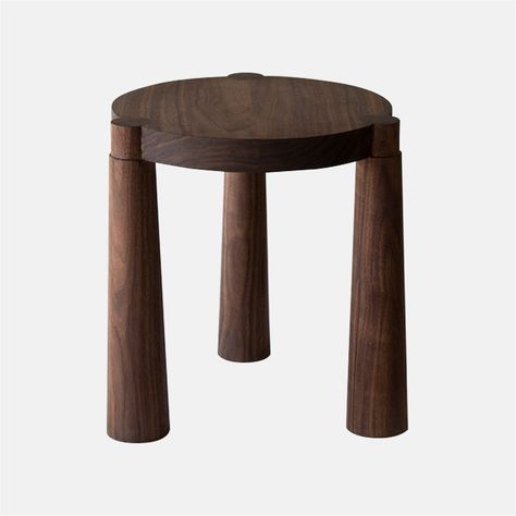 The Expert - Stiggy Side Table Tapered Leg Table, Long Side Table, Round Wood Side Table, Furniture Side Tables, Drink Table, Natural Walnut, Top Interior Designers, Low Tables, Side Table Wood