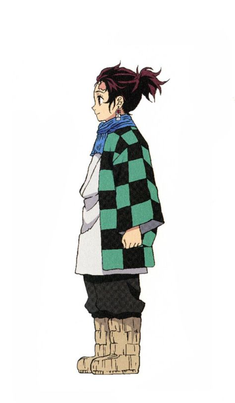 Tanjiro Design, Kny Poses, Base Kny, Design Sheet, Kamado Tanjiro, White Screen, Tanjiro Kamado, Dragon Slayer, Character Sheet