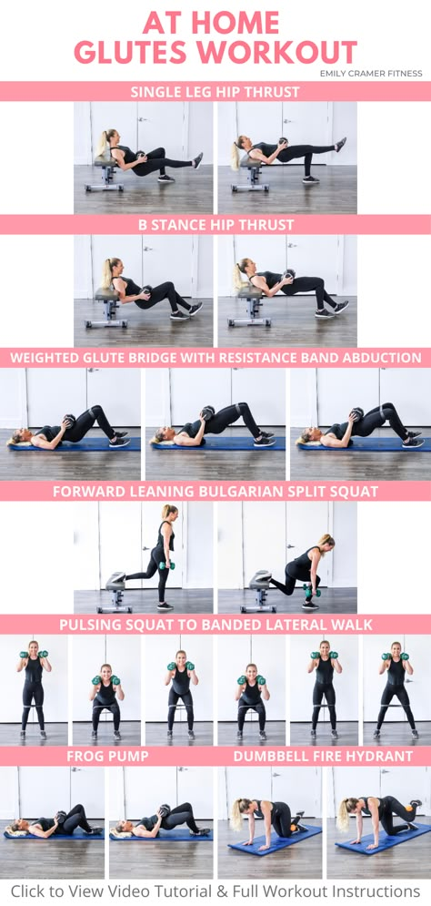 At Home Glutes Workout, At Home Glutes, Hip Thrust Workout, Hygiene Hacks, Glute Workout Women, Dumbell Workout, Glute Workout, Buttocks Workout, Leg And Glute Workout