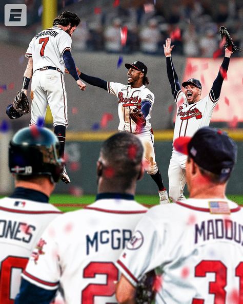 Atlanta Braves Wallpaper, Ozzie Albies, Brave Wallpaper, Atlanta Braves World Series, Atlanta Braves Baseball, Braves Baseball, Baseball Baby, Sports Pictures, Play Ball