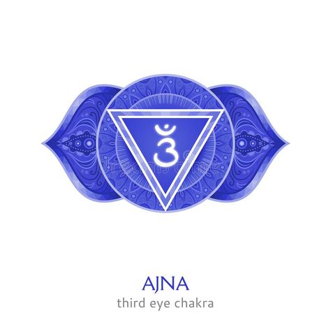 Third Eye Chakra Art, Chakra Symbols Art, Third Eye Chakra Symbol, Chakra Images, Exercise Illustration, Third Eye Illustration, Mandala Chakra, Art Chakra, Chakra Tattoo