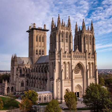 From whimsical gargoyles... - Washington National Cathedral Space Window, Washington National Cathedral, National Cathedral, Forever And Always, Classical Architecture, White Room, The Unexpected, Indiana Jones, Special Places