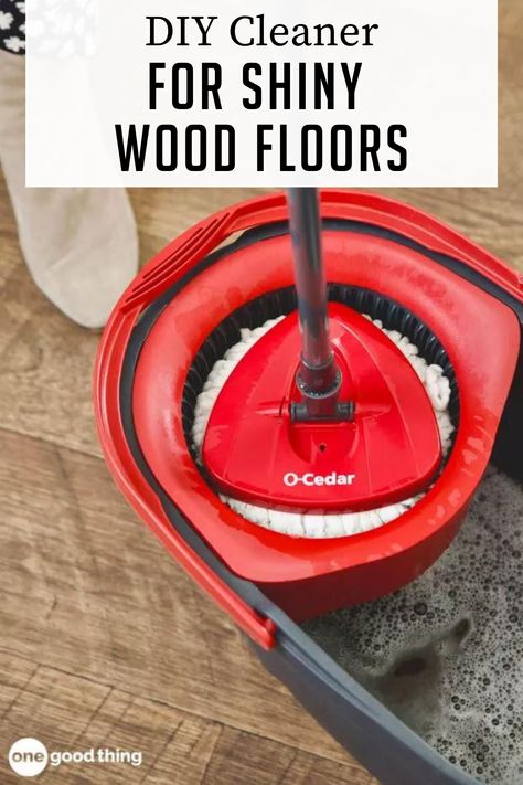 Easy to make and easy to use, this new and improved wood floor cleaner will leave your floors clean, shiny, and protected. Diy Mopping Solution, Hardwood Floor Cleaner Diy, Wood Floor Cleaner Hardwood, Mopping Solution, Diy Wood Floor Cleaner, Best Hardwood Floor Cleaner, Homemade Wood Floor Cleaner, Mop Solution, Cleaning Wooden Floors