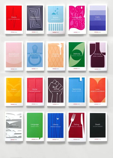 Vintage Minis | The Vintage design team Book Series Cover Design, Lab Drawing, Book Series Design, Book Design Inspiration, Design For Beginners, Book Cover Design Inspiration, 카드 디자인, Design Brochure, Book Layout