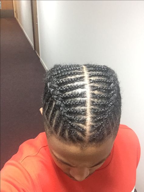 Natural Black Man natural hairstyle single plaits into a cornrows or braids  Follow: : KyssMcQueen : KyssMcQ Hair Plates Hairstyles, Braids For Black Men, Hairstyles Plaits, Fishbone Hairstyle, Hair Plates, Stylish Braids, Single Plaits, Cornrow Styles For Men, Man Hairstyle