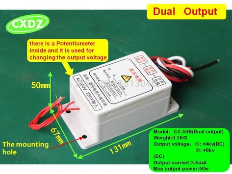 high voltage power supply dual output 3kv-4kv 6kv-8kv for air purifiers air ionizer Air Ionizer, Air Purifiers, High Voltage, Air Purifier, Power Supply, Gaming Products, Lighting