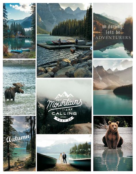 Blog Boss Oct/Nov 2014 e-course, color season mood board by Sharon Auld Traveling Mood Board, Mountains Mood Board, Travelling Mood Board, Camping Mood Board, Outdoor Mood Board, Adventure Mood Board, Mountain Mood Board, Nature Mood Board, Forest Lifestyle