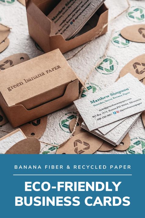 Small Business Packaging Ideas Eco Friendly, Eco Friendly Small Business Ideas, Recycled Business Cards, Eco Business Cards, Sustainable Business Cards, Eco Friendly Packaging Ideas, Recycled Paper Business Cards, Business Card Packaging, Sustainable Branding